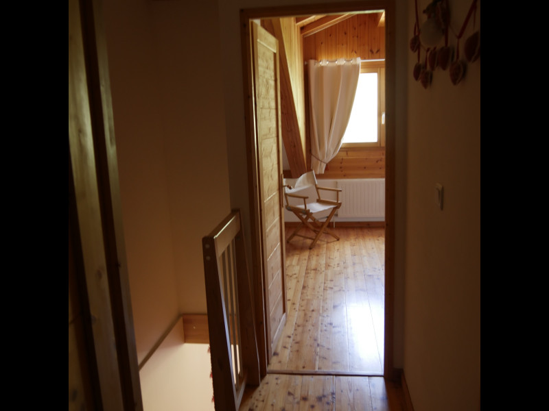 Les chambres en duplex et l'escalier