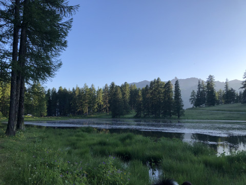 Un soir au lac de Roue